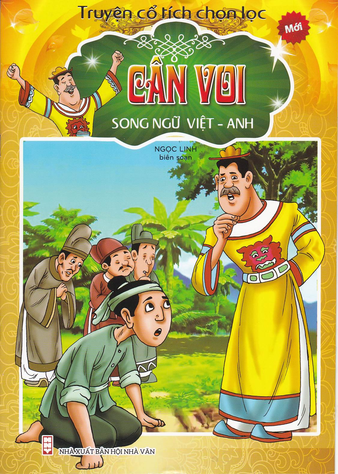 Bìa trước truyện cổ tích chọn lọc cân voi song ngữ việt - anh