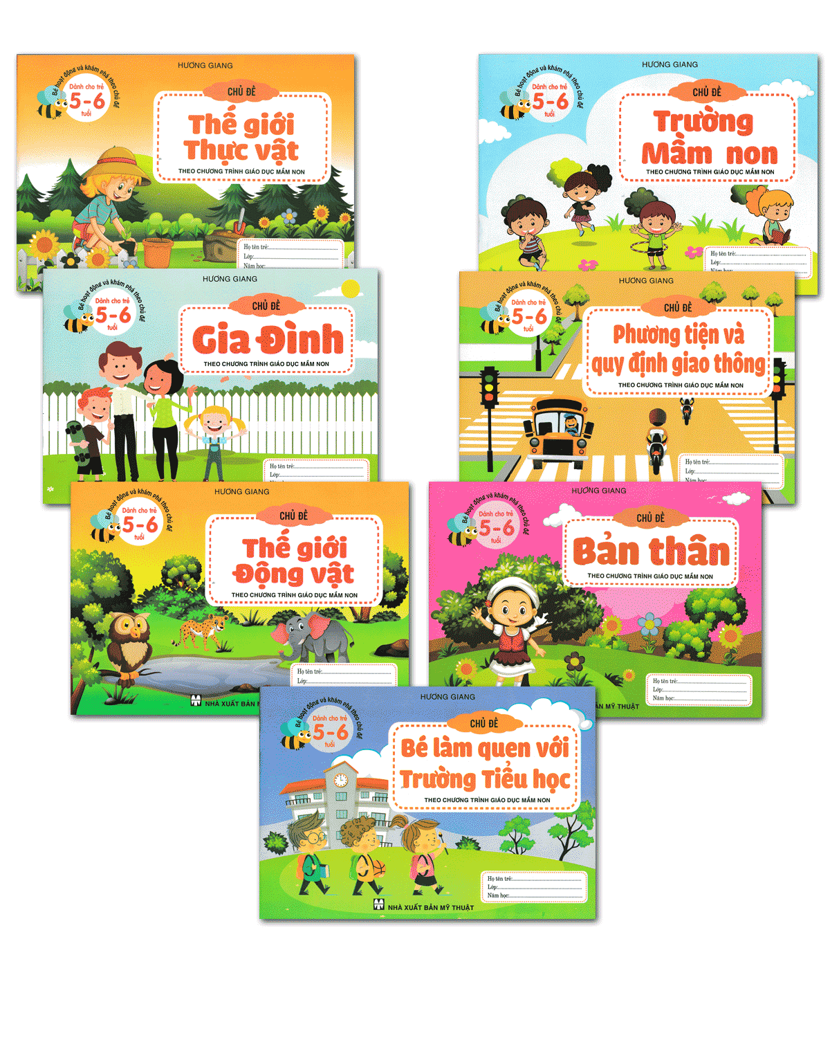 Bìa trước Combo Bé Hoạt Động Và Khám Phá Theo Chủ Đề (7 Cuốn) 