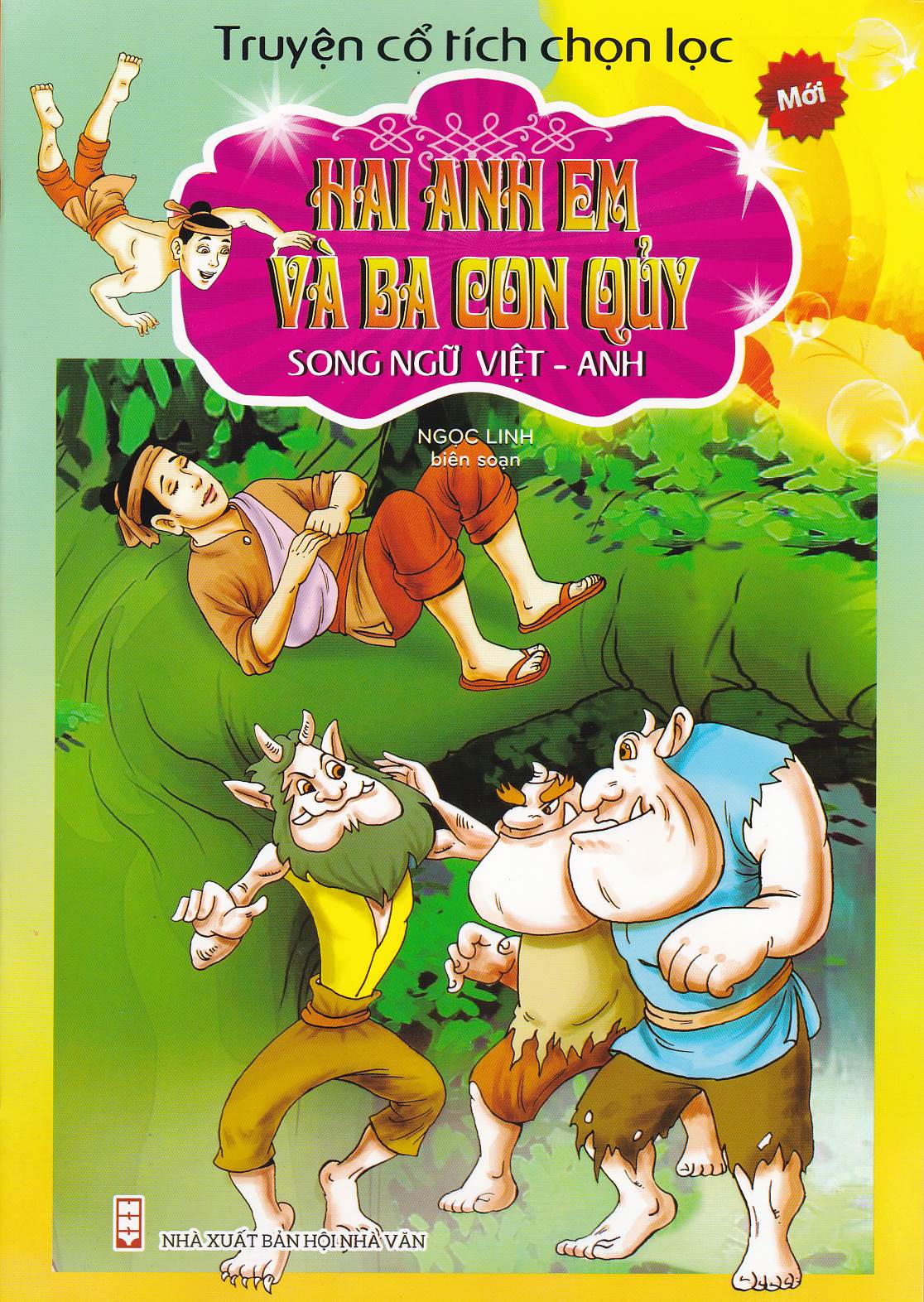Bìa trước Truyện cổ tích Chọn lọc Hai anh em và ba con quỷ song ngữ việt - an