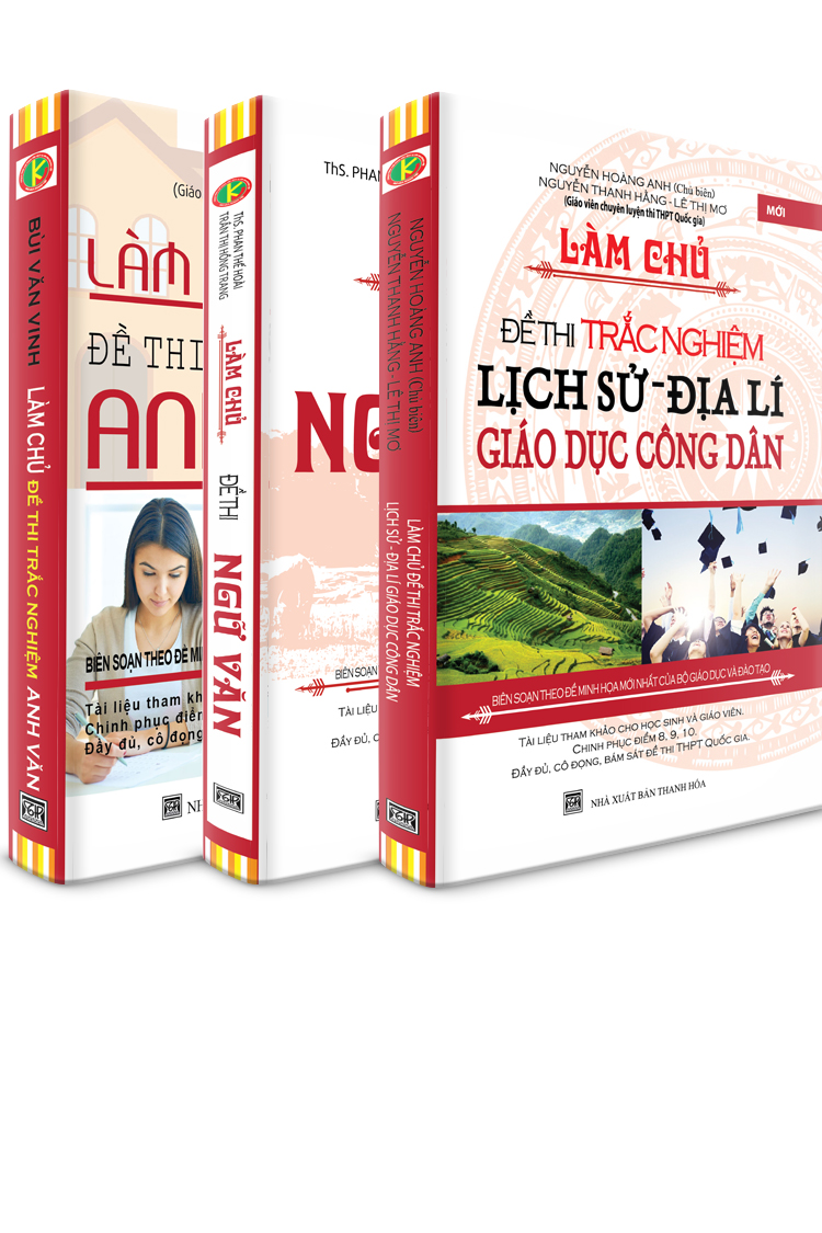 Bìa trước Combo Làm Chủ Đề Thi Ngữ Văn - Anh Văn - Lịch Sử - Địa Lý - Giáo Dục Công Dân