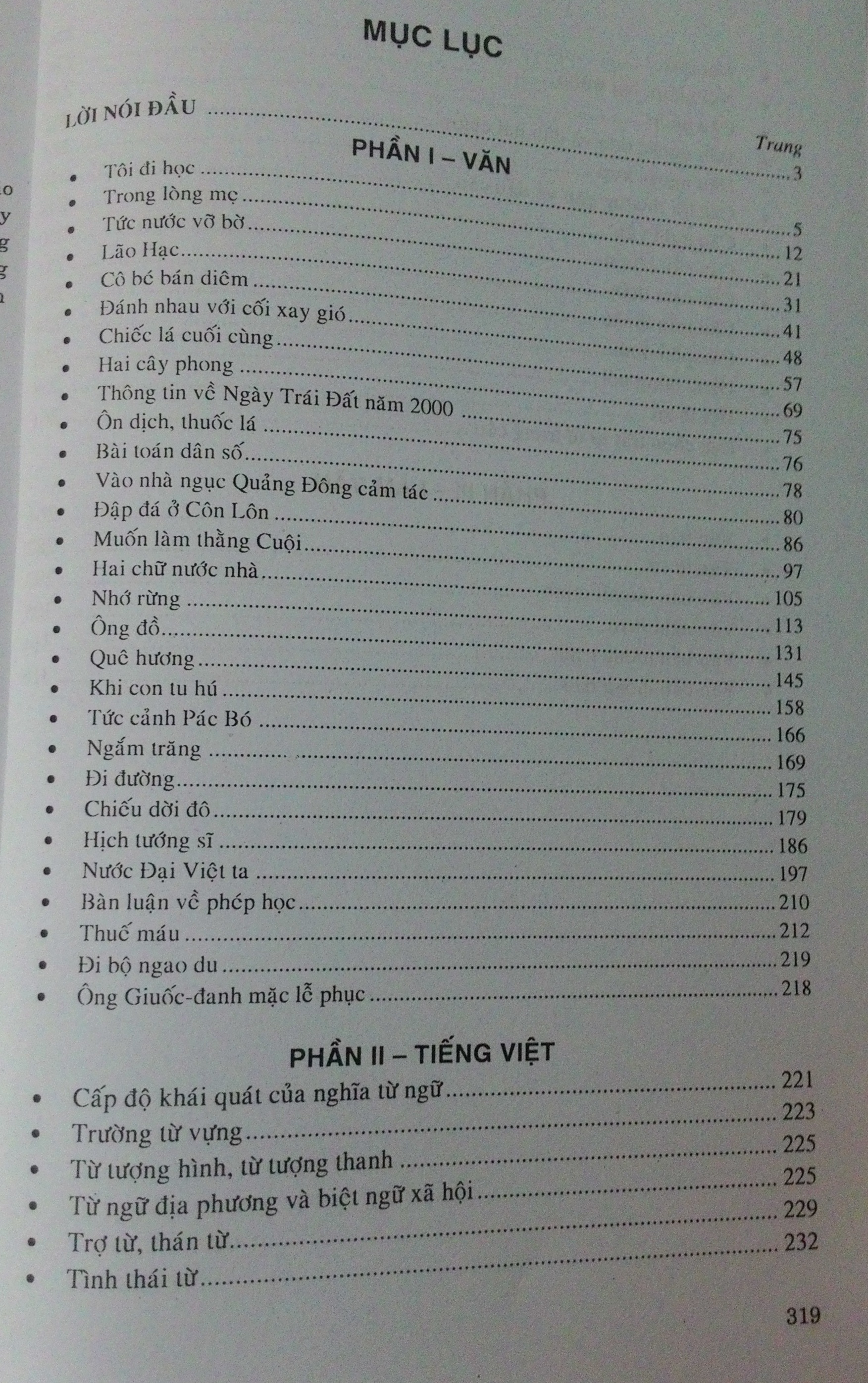 Mục lục