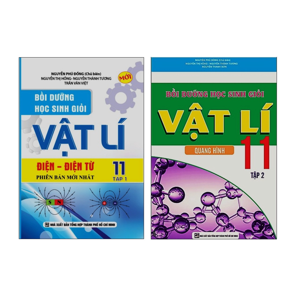 Bìa trước Combo Bồi Dưỡng Học Sinh Giỏi Vật Lí 11 Tập 1+ Tập 2