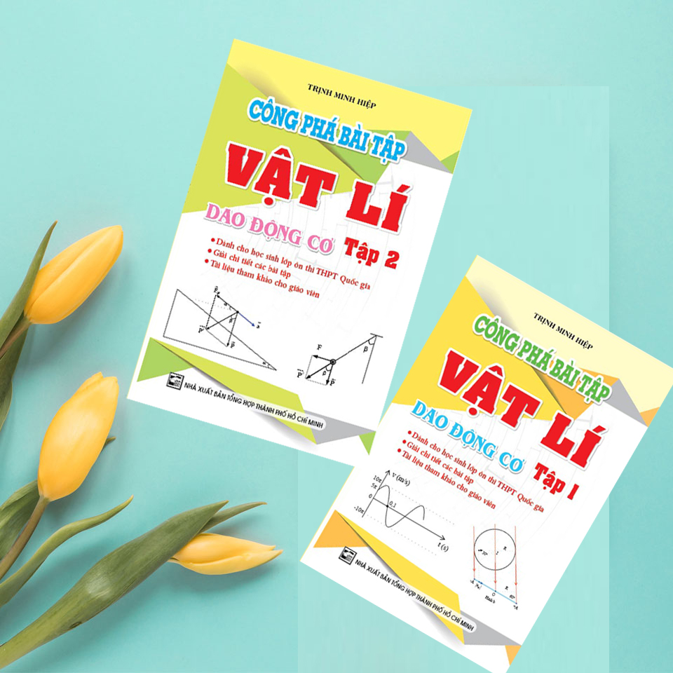 Bìa trước Combo Công Phá Bài Tập Vật Lí dao Động Cơ Tập 1 -2 