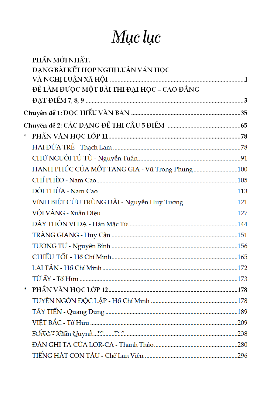Mục lục
