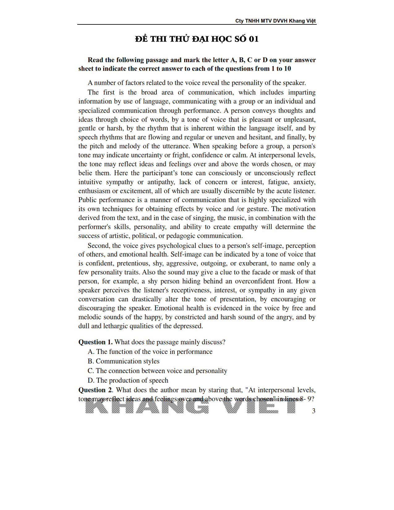 Trích đoạn 1