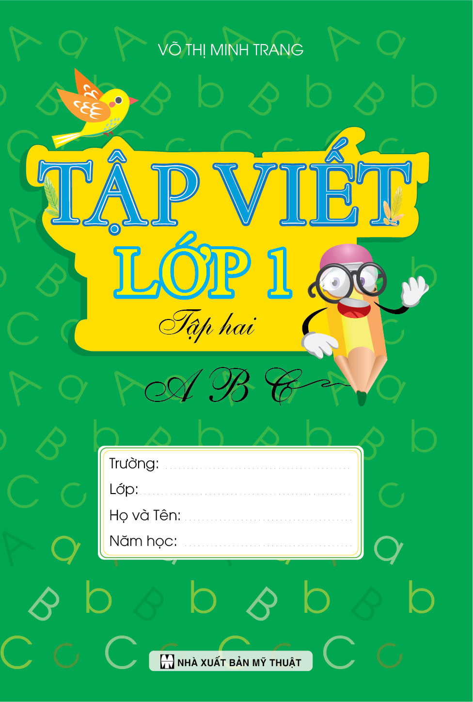Bìa trước TẬP VIẾT LỚP 1 TẬP 2