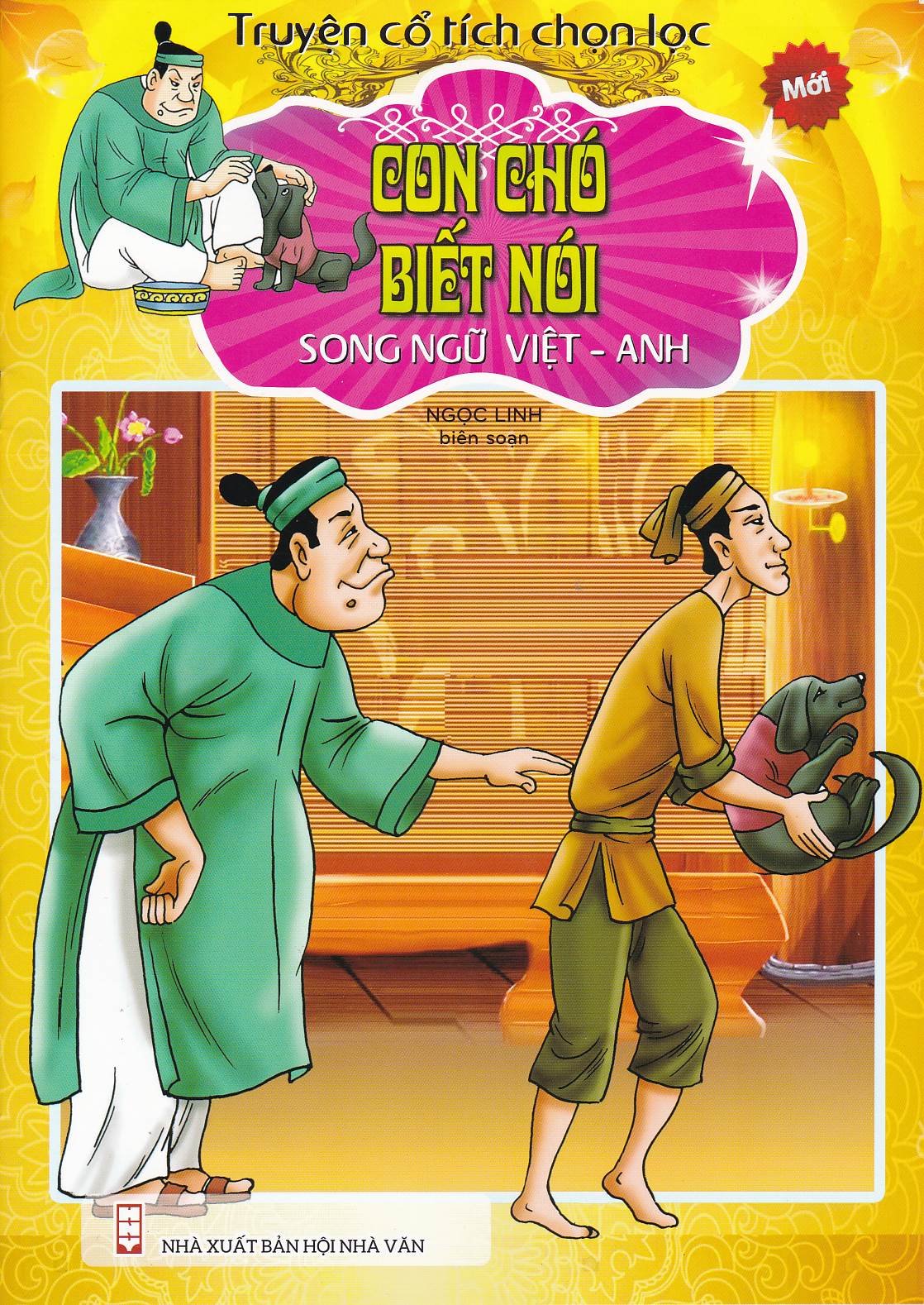 Bìa trước Truyện cổ tích Chọn lọc con chó biết nói song ngữ việt - anh