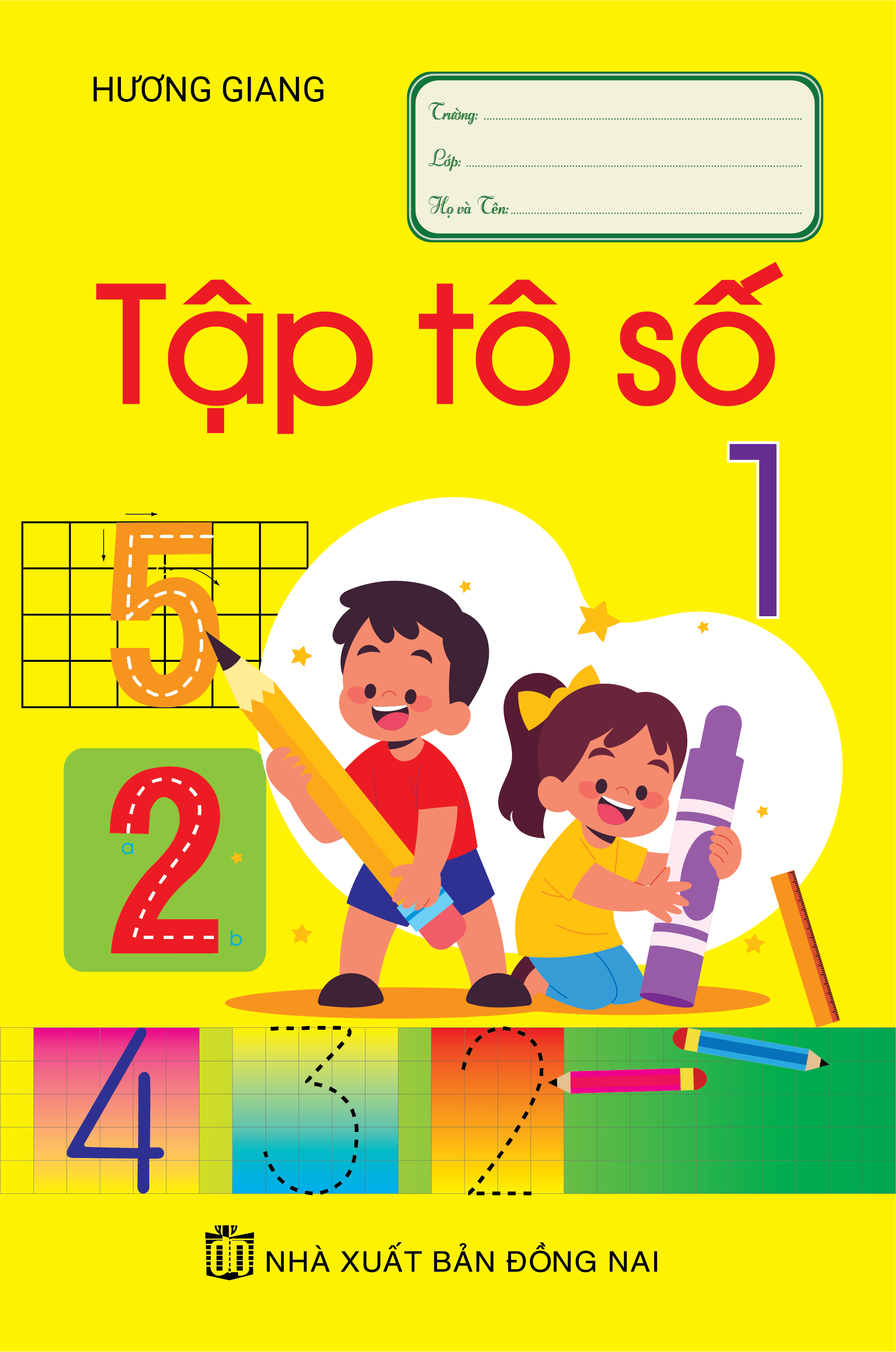 Bìa trước TẬP TÔ SỐ 1