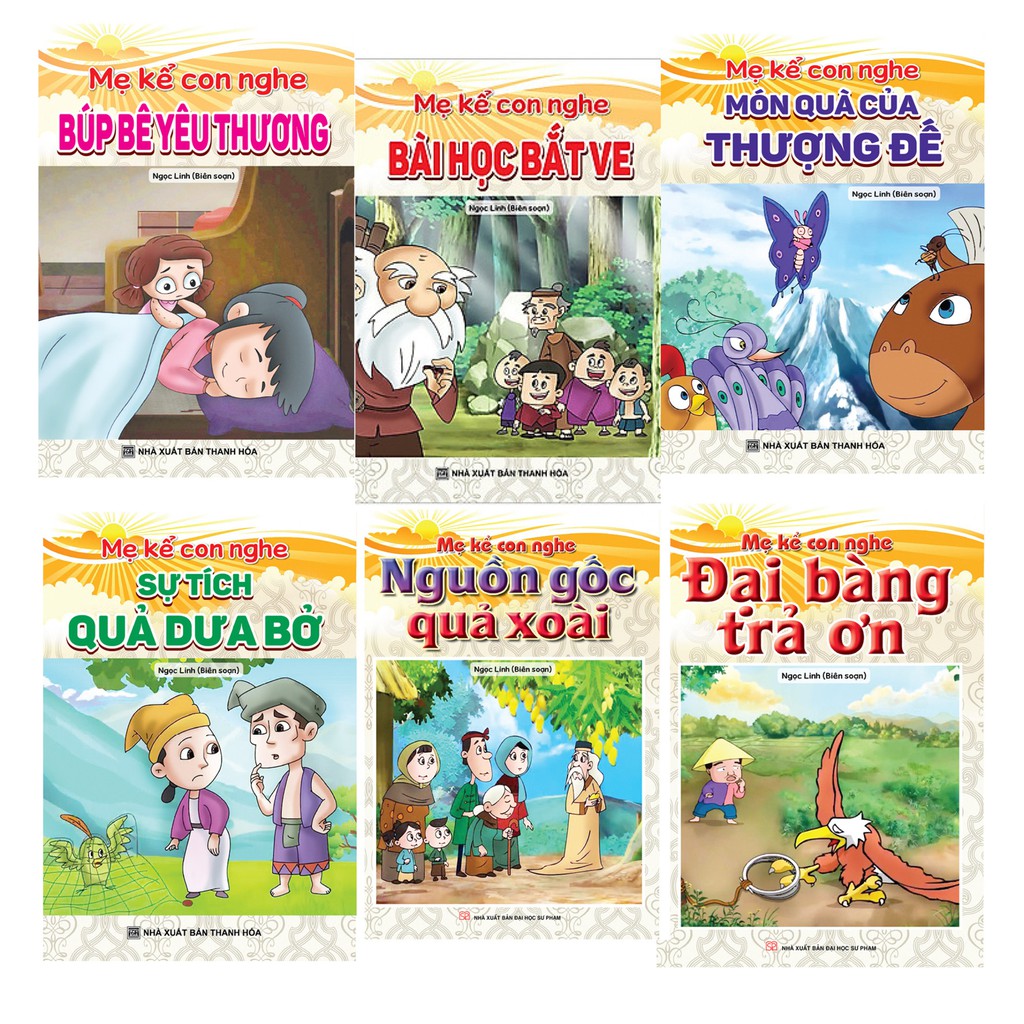 Bìa trước Combo 3 - Mẹ Kể Con Nghe Trọn Bộ 6 Cuốn