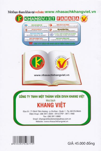 Bìa sau Hướng Dẫn Giải Sách Bài Tập Hóa Học 9