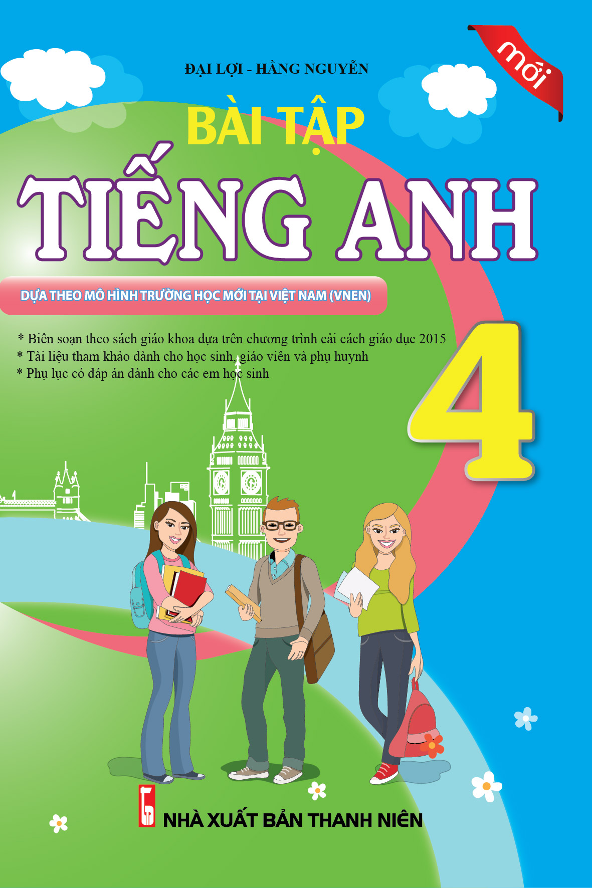 Bìa trước Bài tập Tiếng anh 4