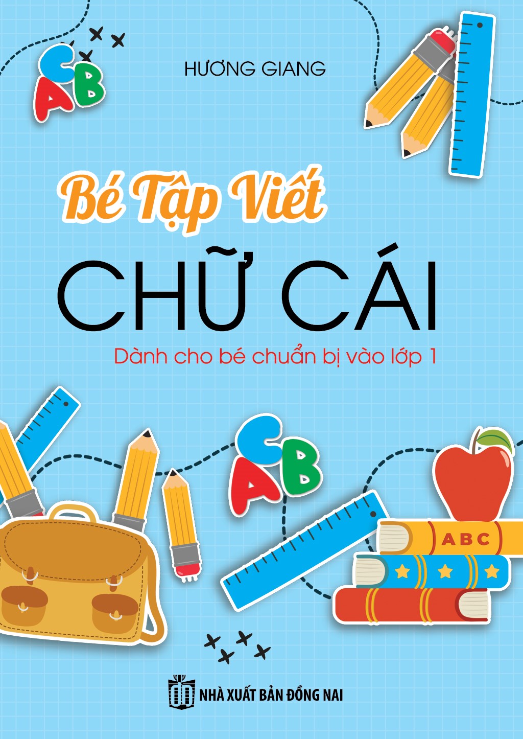 Bìa trước Bé Tập viết chữ cái