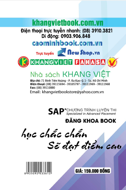 Bìa sau Khám Phá Tư Duy Giải Nhanh Thần Tốc Bộ Đề Luyện Thi Quốc Gia Sinh Học