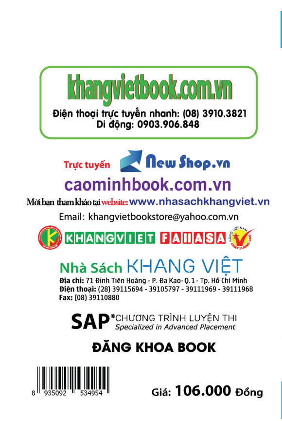 Bìa sau Sổ tay Tiếng Anh Trung Học Cơ Sở (Lớp 6 - 7 - 8 - 9)