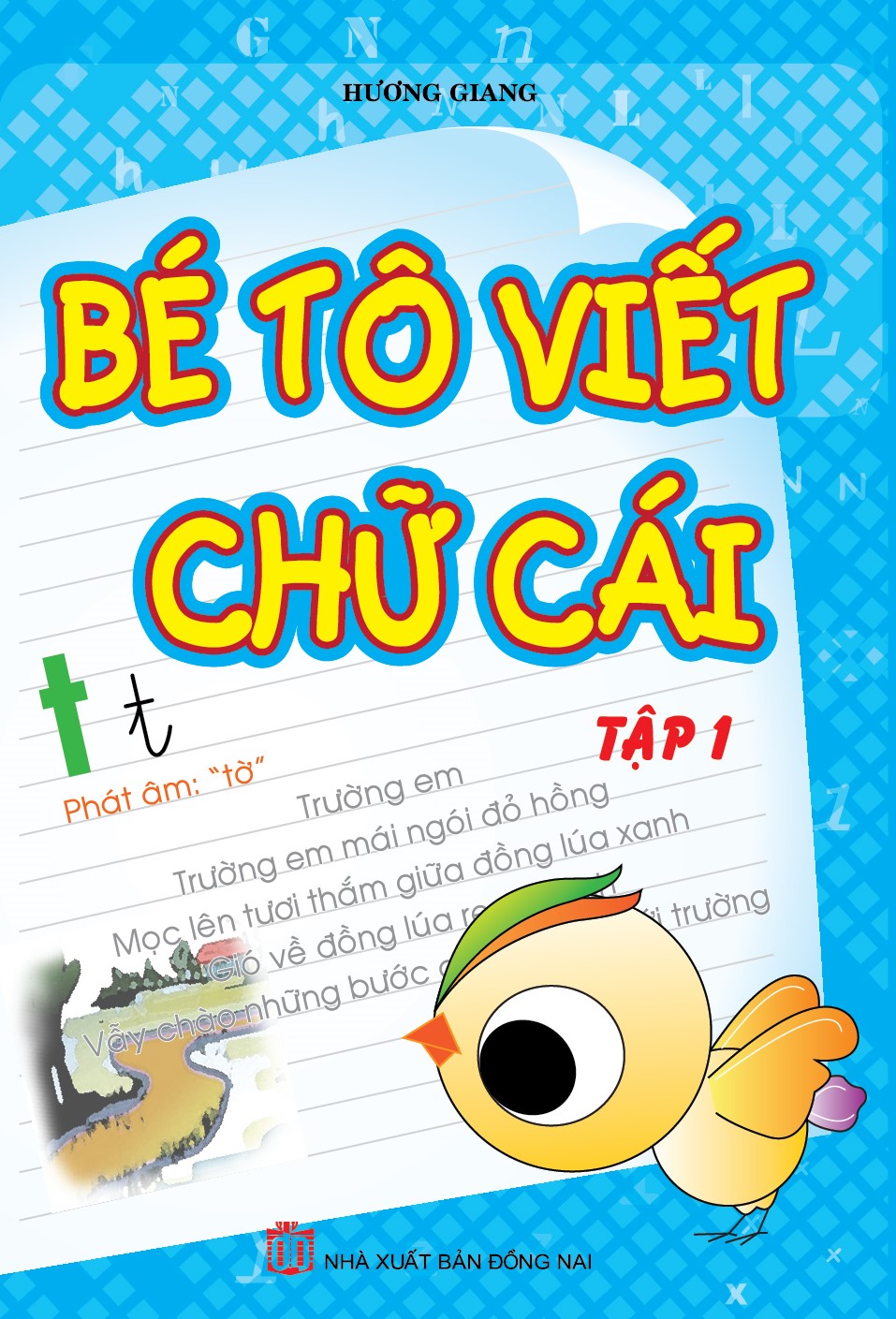 Bìa trước Bé tô viết chữ cái - tập 1