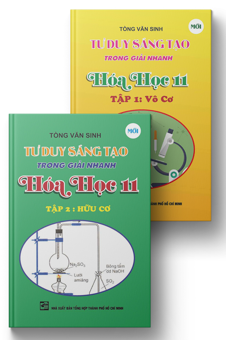 Bìa trước Combo Tư Duy Sáng Tạo Trong Giải Nhanh Hóa Học 11 Trọn Bộ 2 Tập