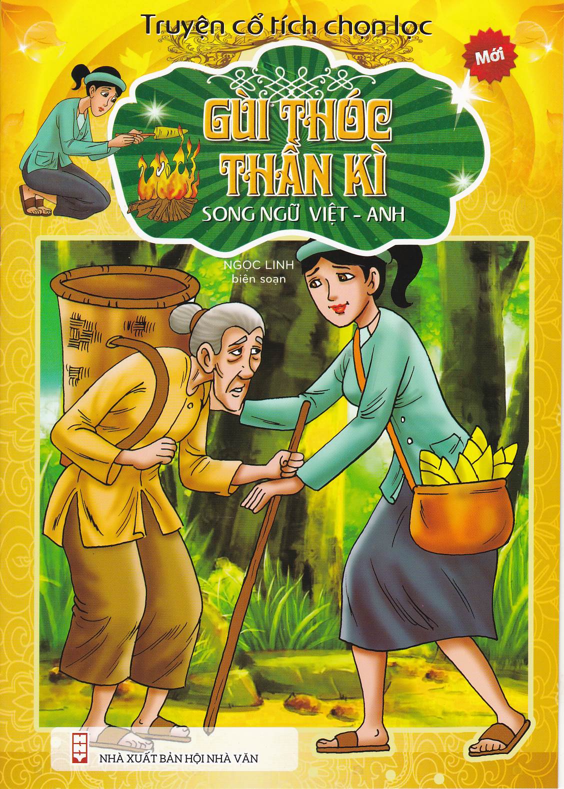 Bìa trước Truyện cổ tích Chọn lọc Cùi Thóc Thần Kì song ngữ việt - anh