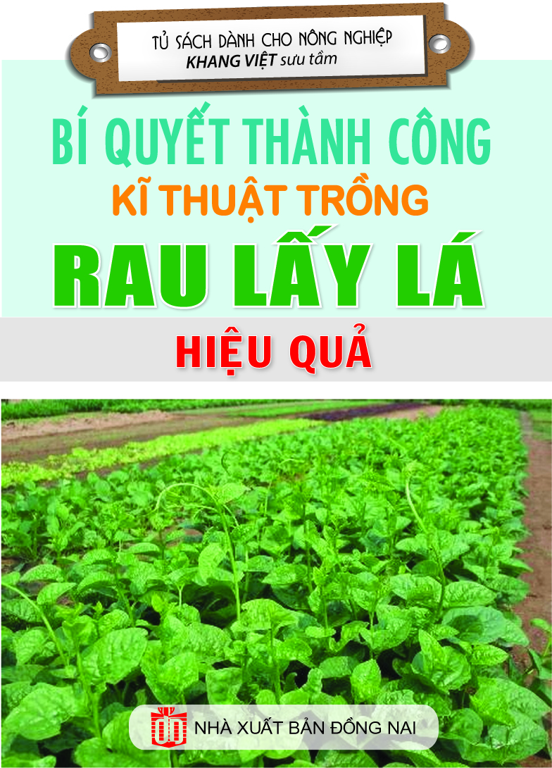 Bìa trước Bí Quyết Thành Công Kĩ Thuật Trồng Rau Lấy Lá Hiệu Quả