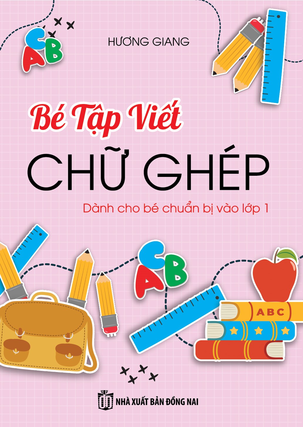 Bìa trước Bé Tập viết chữ ghép