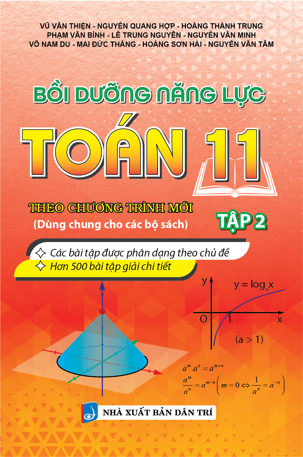 Bìa trước BỒI DƯỠNG NĂNG LỰC TOÁN 11 TẬP 2