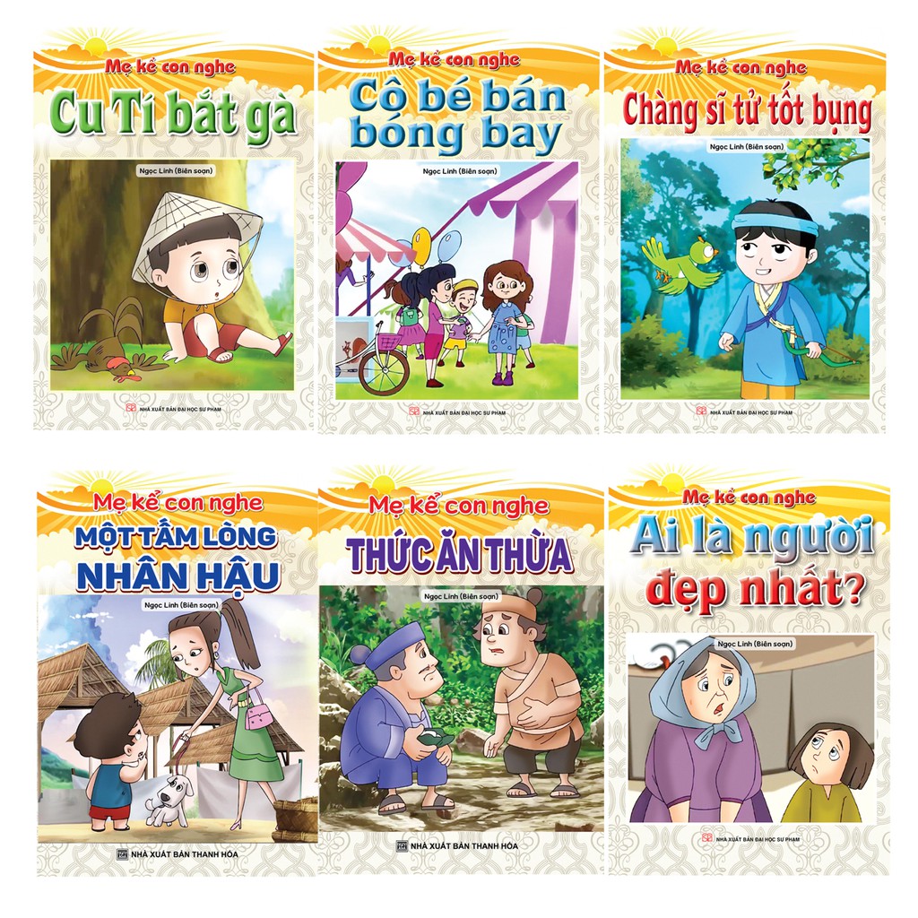 Bìa trước Combo 2 Mẹ Kể Con Nghe Trọn Bộ 6 Cuốn