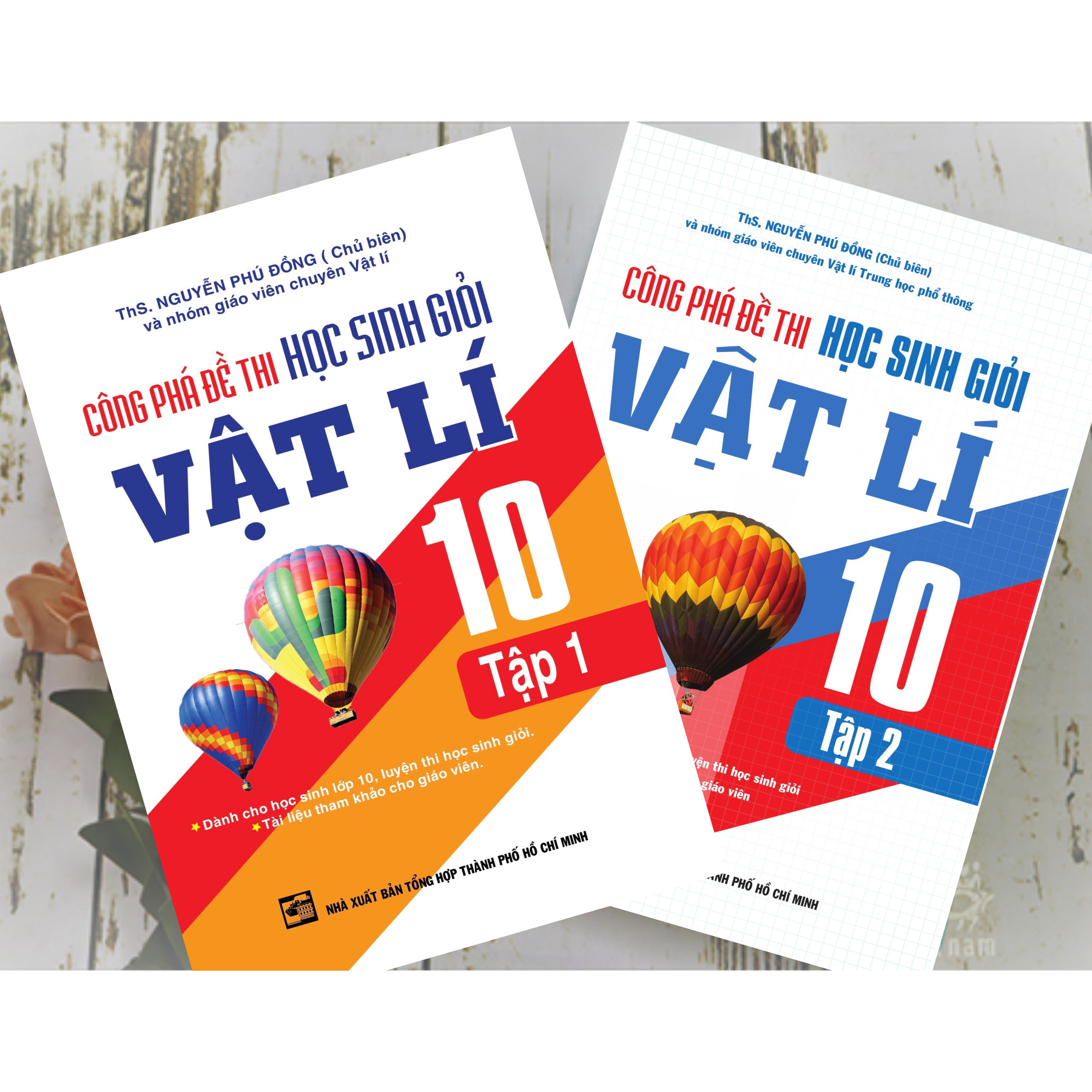 Bìa trước Công Phá Đề Thi Học Sinh Giỏi Vật Lí 10 (Trọn Bộ 2 Tập)