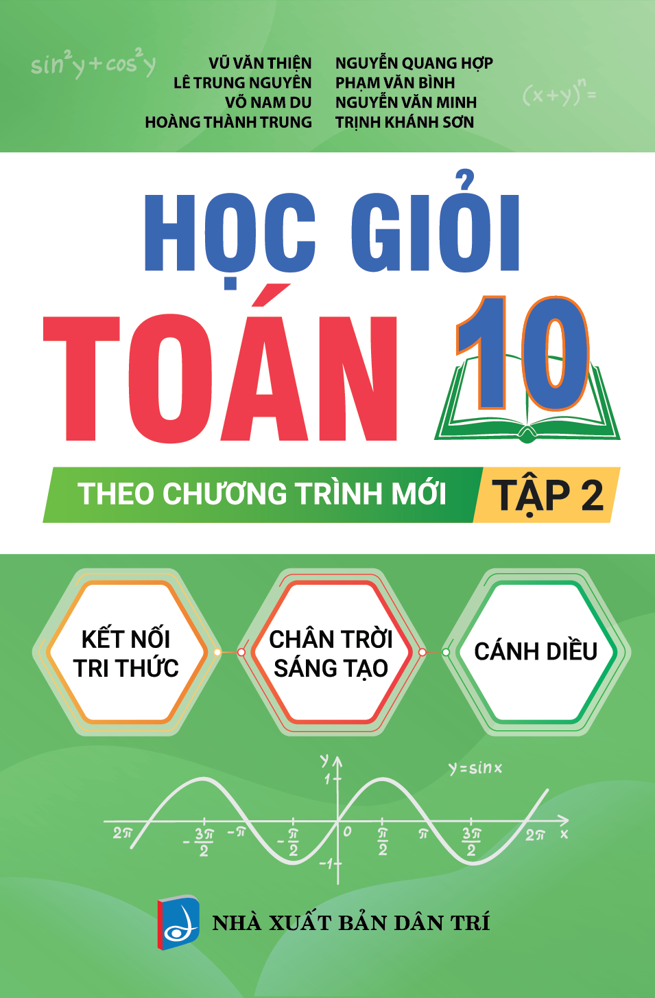 Bìa trước HỌC GIỎI TOÁN 10 THEO CHƯƠNG TRÌNH MỚI TẬP 2