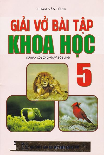 Bìa trước Giải Vở Bài Tập Khoa Học Lớp 5