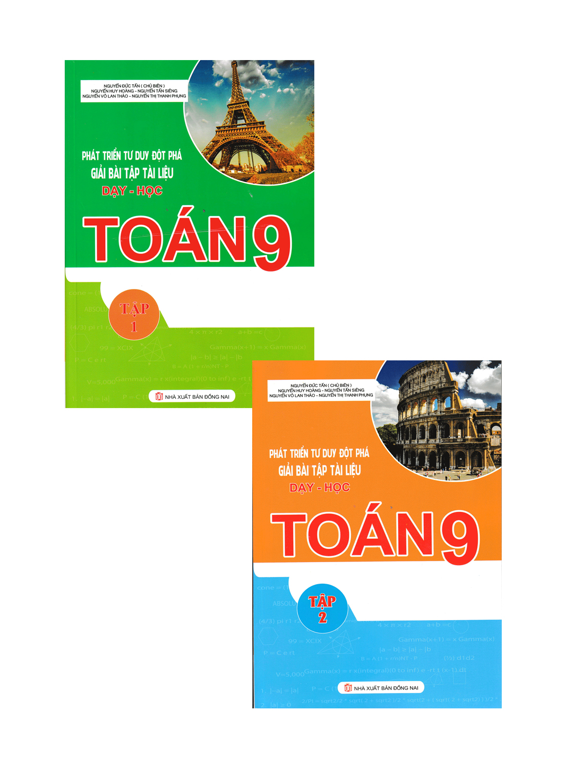 Bìa trước Combo Phát Triển Tư Duy Đột Phá Giải Bài Tập Tài Liệu Dạy - Học Toán 9 (Tập 1+Tập 2)