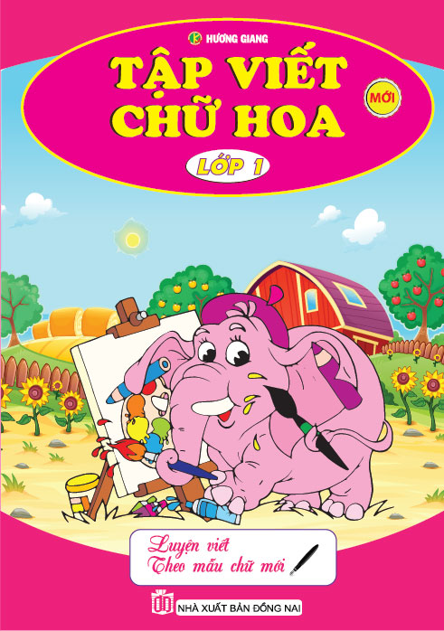 Bìa trước TẬP VIẾT CHỮ HOA - LỚP 1