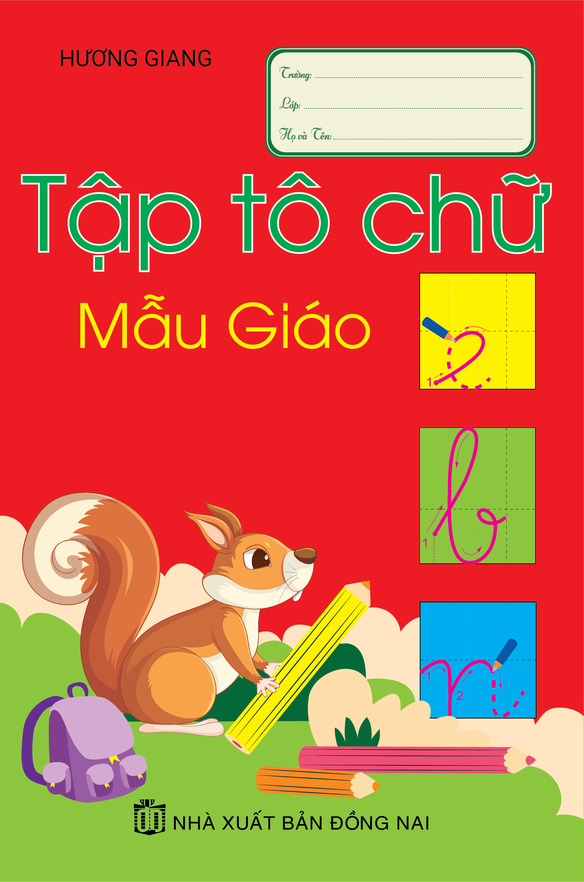 Bìa trước TẬP TÔ CHỮ MẪU GIÁO