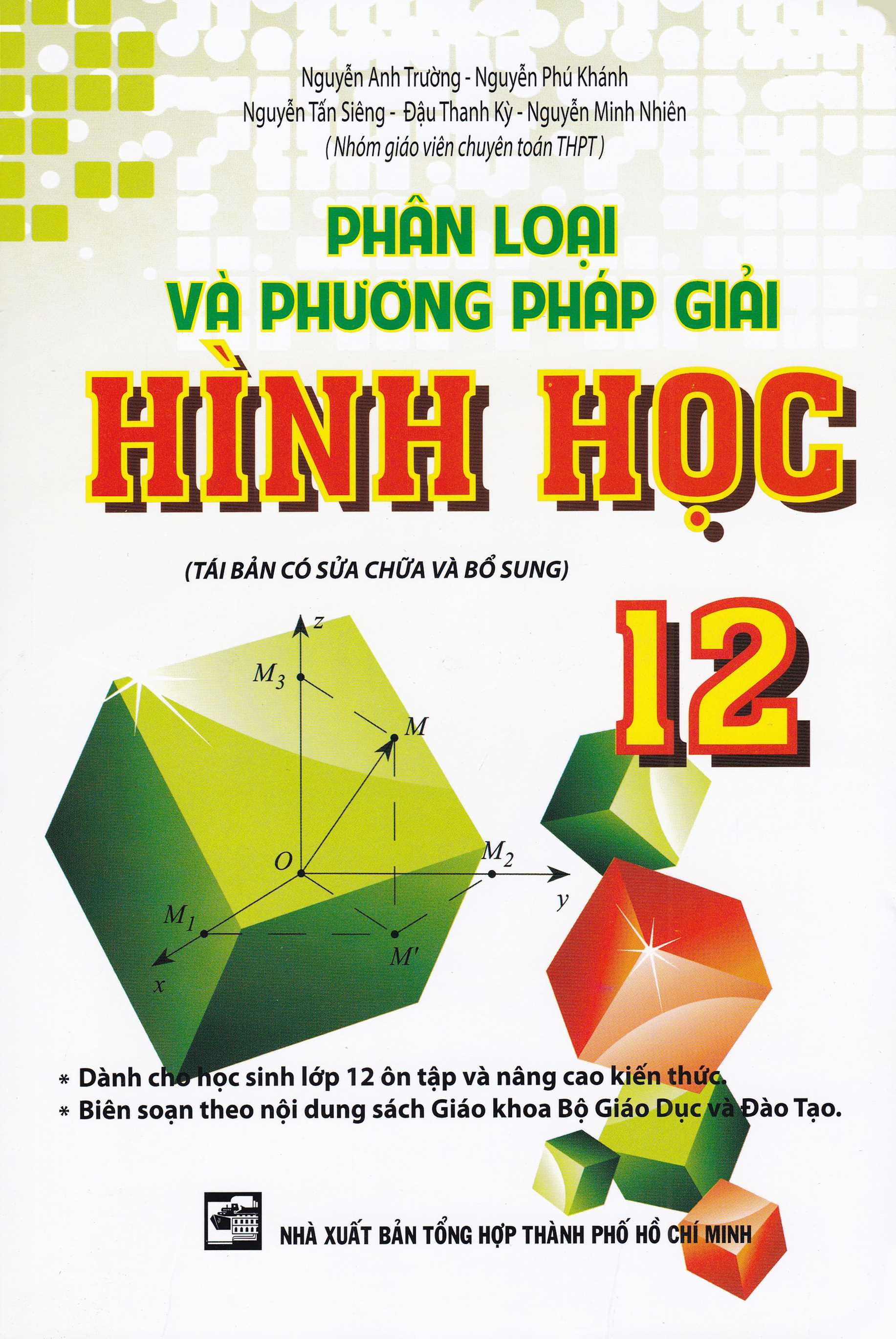 Bìa trước Phân Loại và Phương Pháp Giải Hình Học 12 