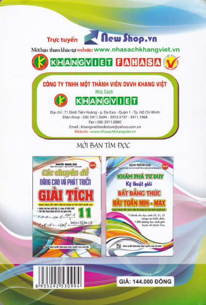 Bìa sau Bí Quyết Tiếp Cận Hiệu Quả Kỳ Thi THPT Quốc Gia Hình Học Giải Tích Không Gian