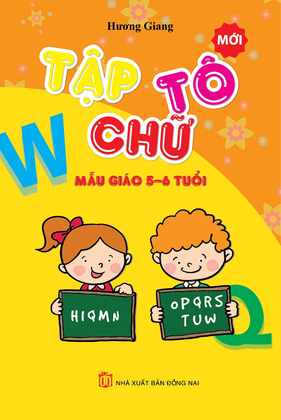 Bìa trước tập tô chữ mẫu giáo 5-6 tuoi