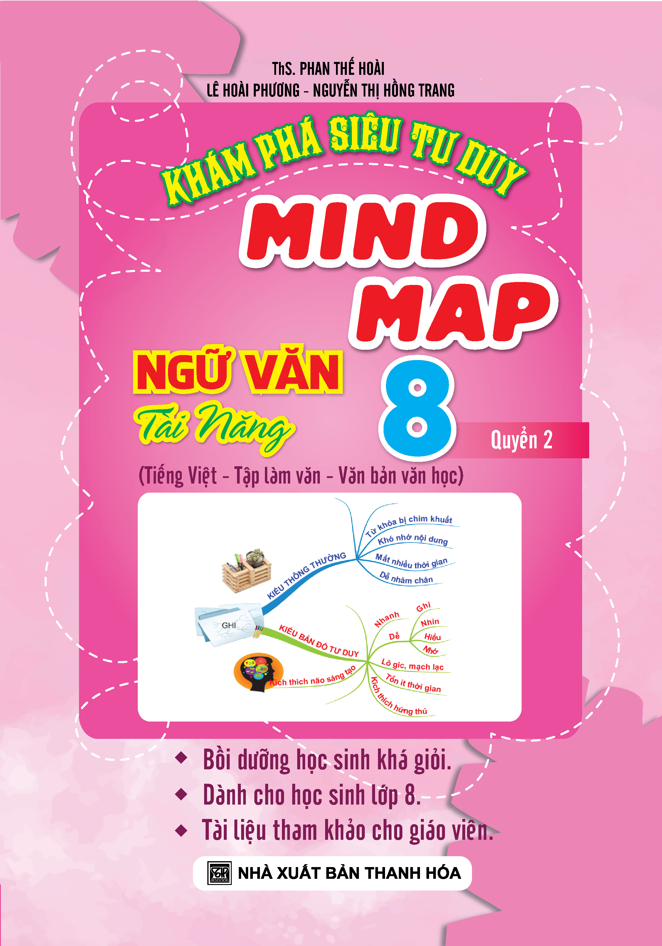 Bìa trước Khám Phá Siêu Tư Duy Mind Map Ngữ Văn Tài Năng 8