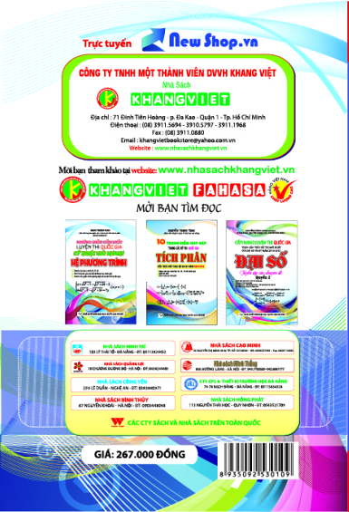 Bìa sau Những Điều Cần Biết  Luyện Thi Quốc Gia Kỹ Thuật Giải Nhanh Hệ Phương Trình