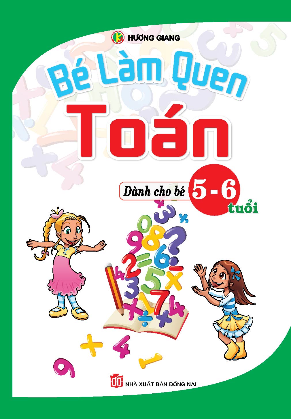 Bìa trước BÉ LÀM QUEN TOÁN 5-6 TUỔI