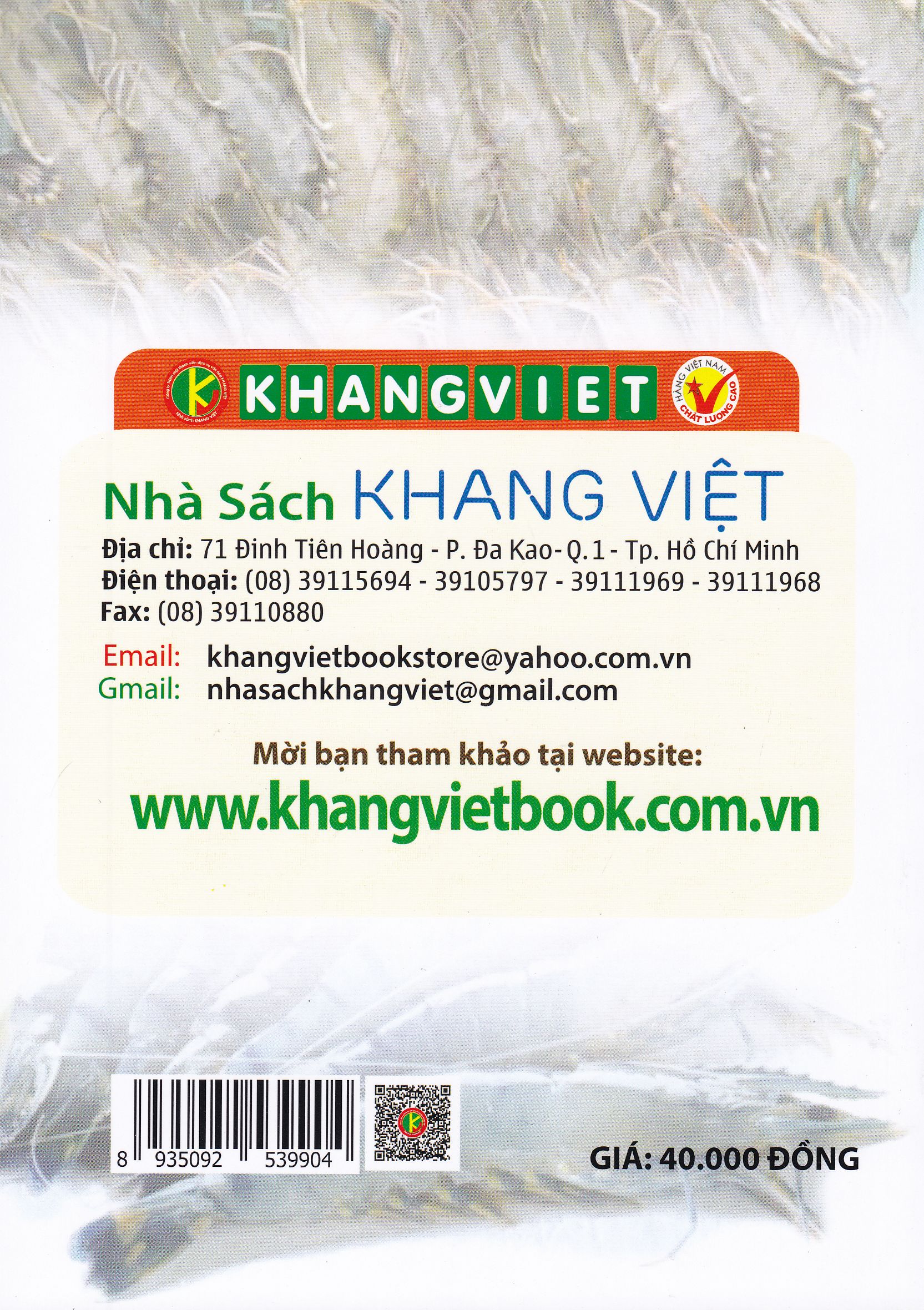Bìa sau Bí Quyết Thành Công Kĩ Thuật Nuôi Tôm Hiệu Quả