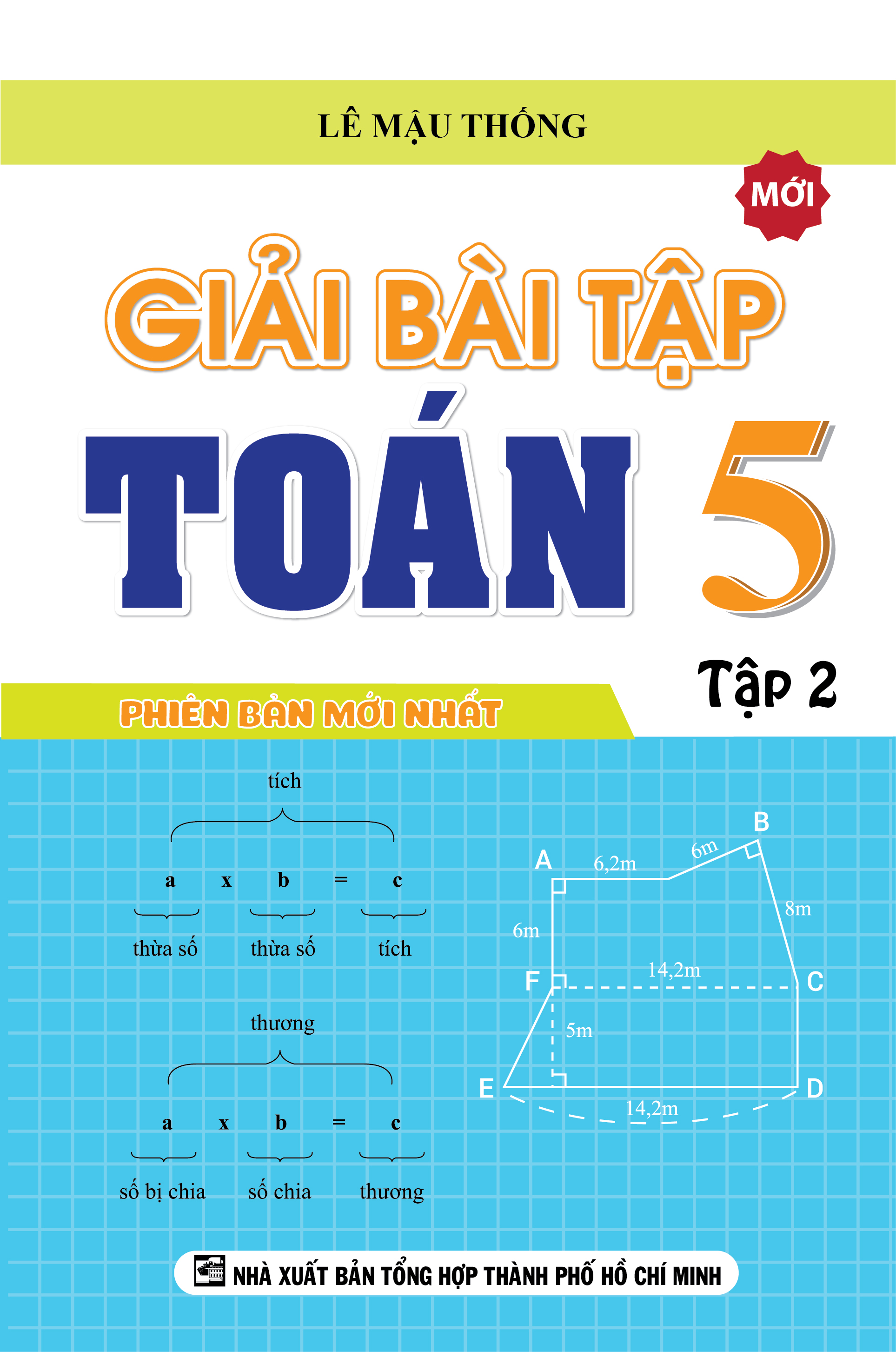 Bìa trước Giải bài tập toán 5 tập 2