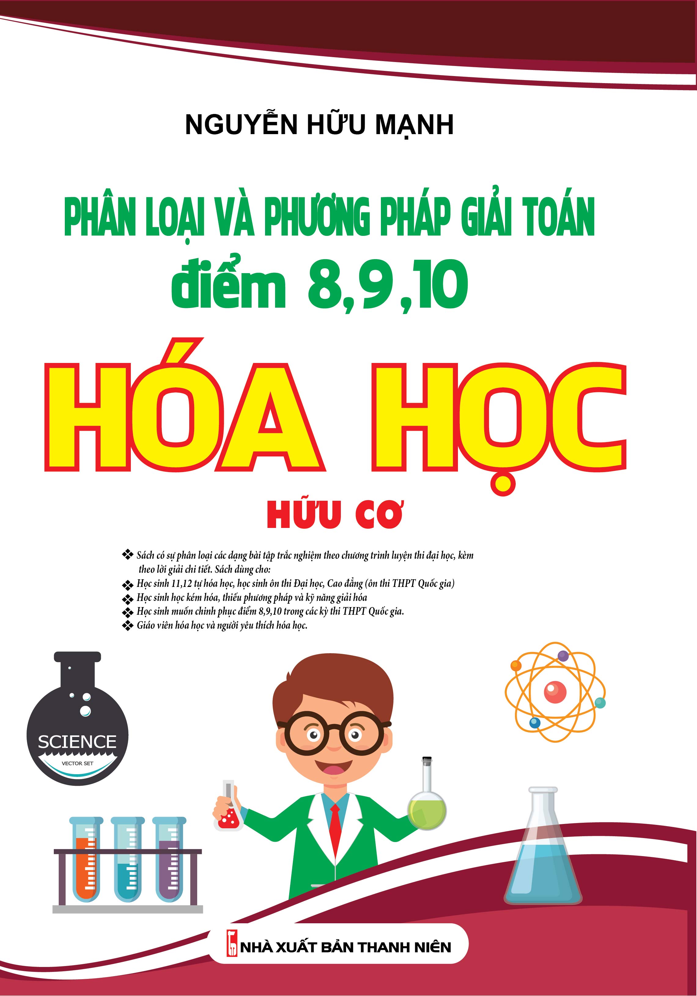 Bìa trước Phân Loại Và Phương Pháp Giải Toán Điểm 8, 9, 10 Hóa Học Hữu Cơ