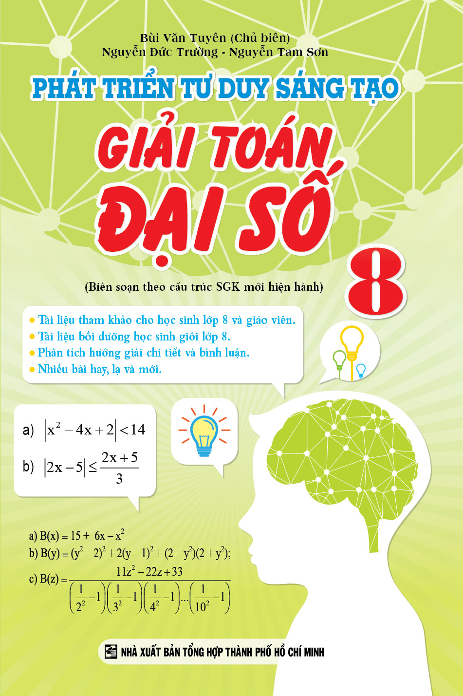 Bìa trước Phát Triển Tư Duy Sáng Tạo Giải Toán Đại Số 8