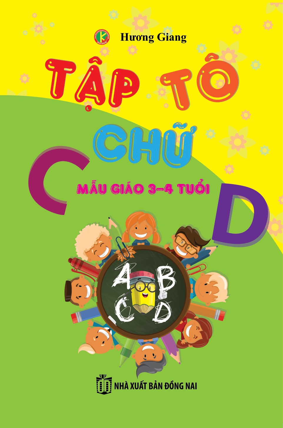 Bìa trước tập tô chữ mẫu giáo 3-4 tuoi